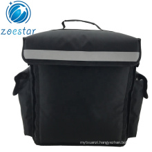 Foldable Wide Opening Food Delivery Backpack with Pockets Home Grocery Insulated Carrier Bag